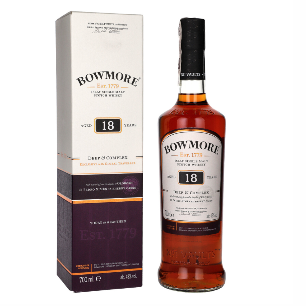 Whisky Bowmore 18 YO 43% 700 ml Kartonik