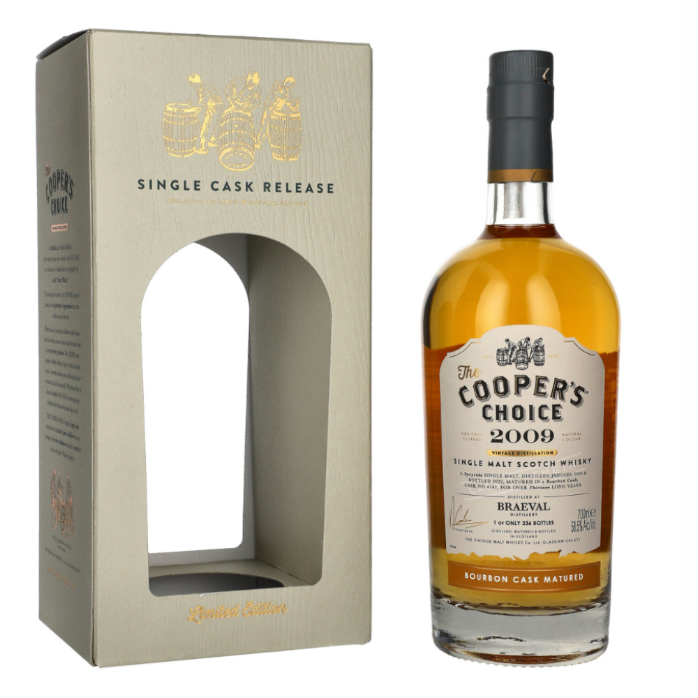 Whisky Coopers Choice Braeval 15 YO 57% 700 ml kartonik