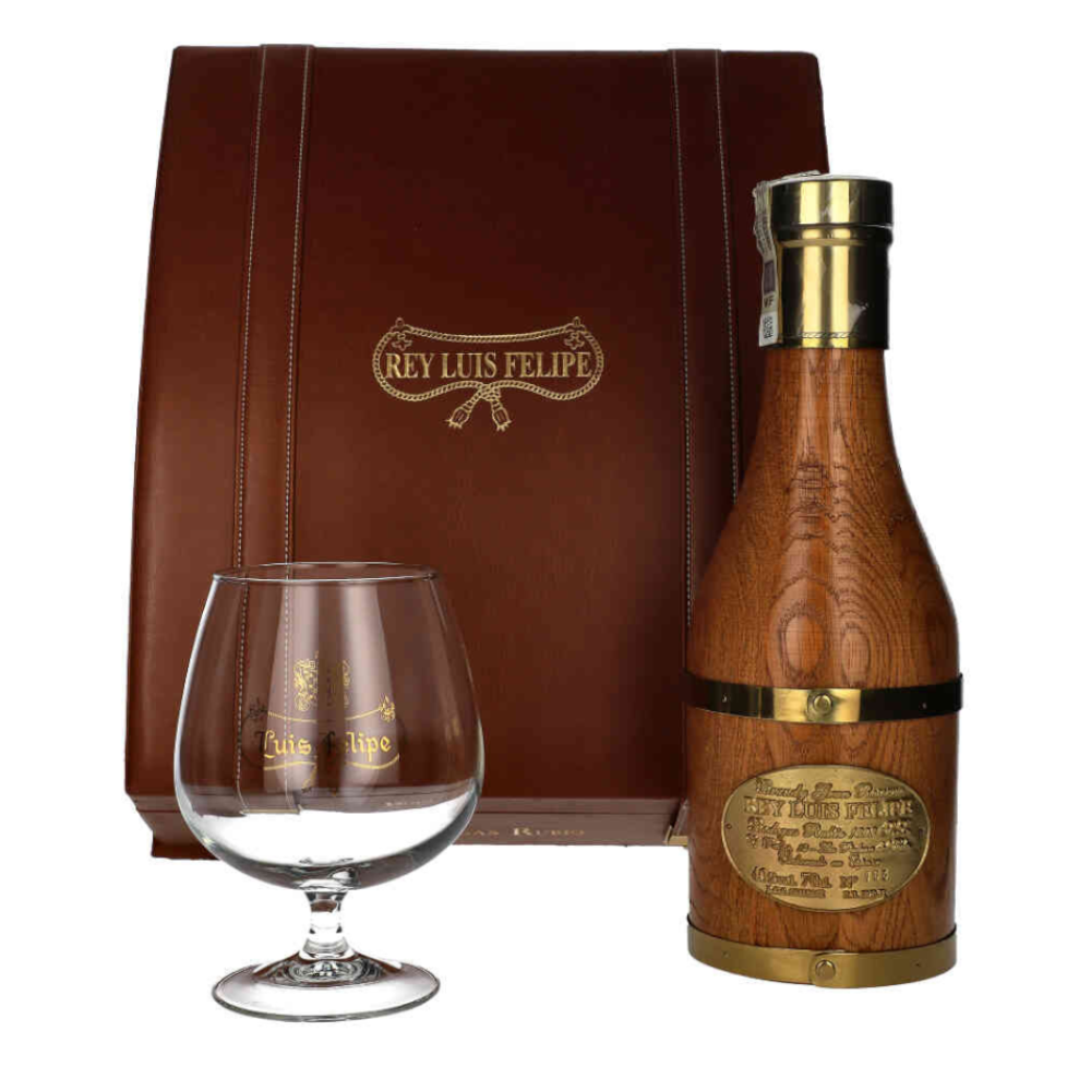 Brandy Luis Felipe Rey 40% 700 ml skrzynia + szklanka