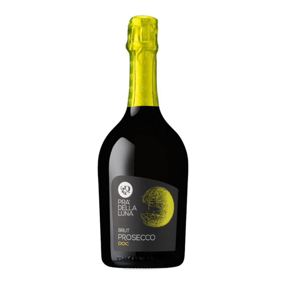 Wino musujące Pra'della Luna Brut Prosecco wariant zielony 11% białe wytrawne 750 ml