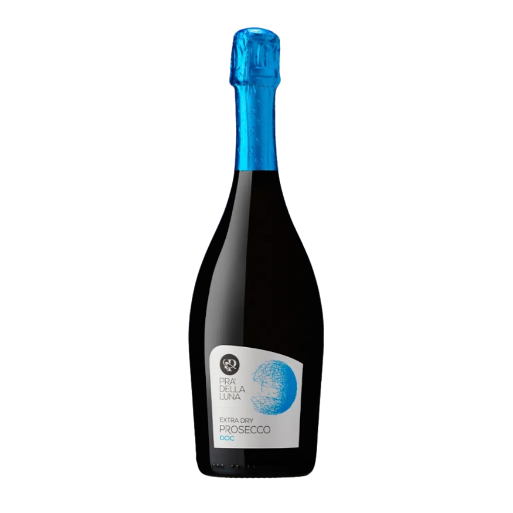 Wino musujące Pra'della Luna Brut Prosecco wariant niebieski 11% białe wytrawne 750 ml