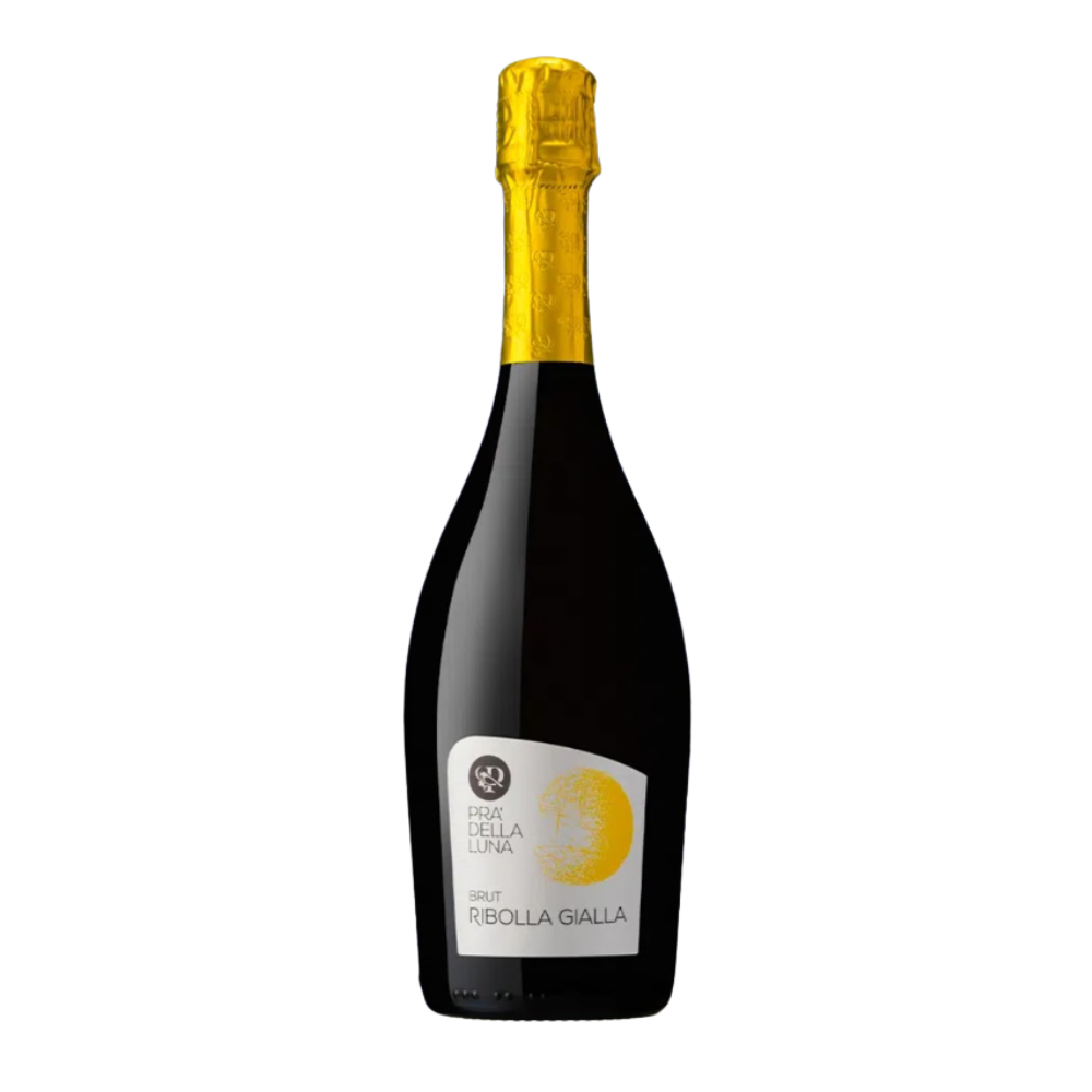 Wino musujące Pra'della Luna Ribolla Gialla Brut 12% białe wytrawne 750 ml