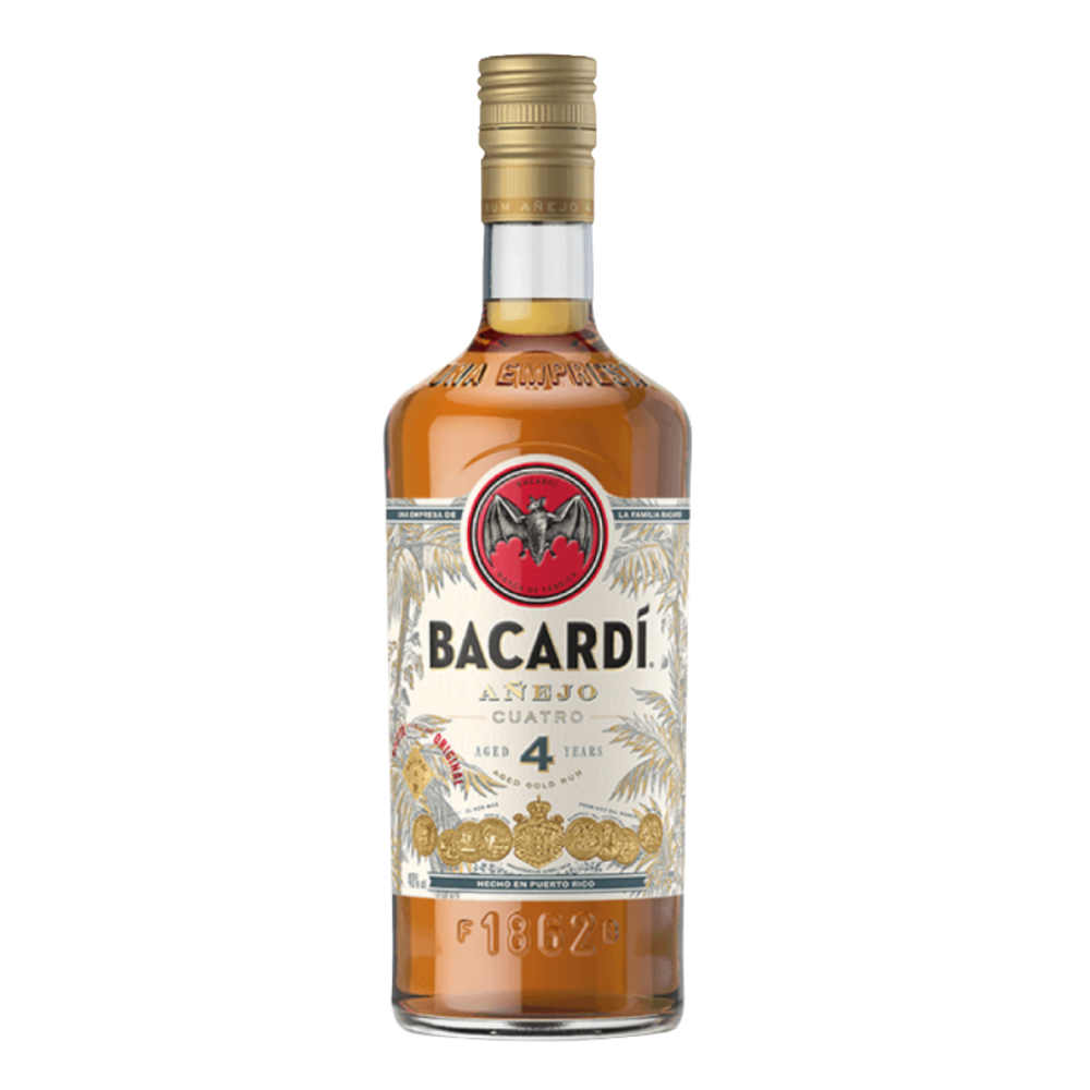 Rum Bacardi Anejo Quatro 4 YO 40% 700 ml