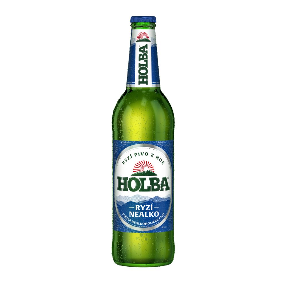 Piwo Holba Free Nealko Ryzi 0% 500 ml