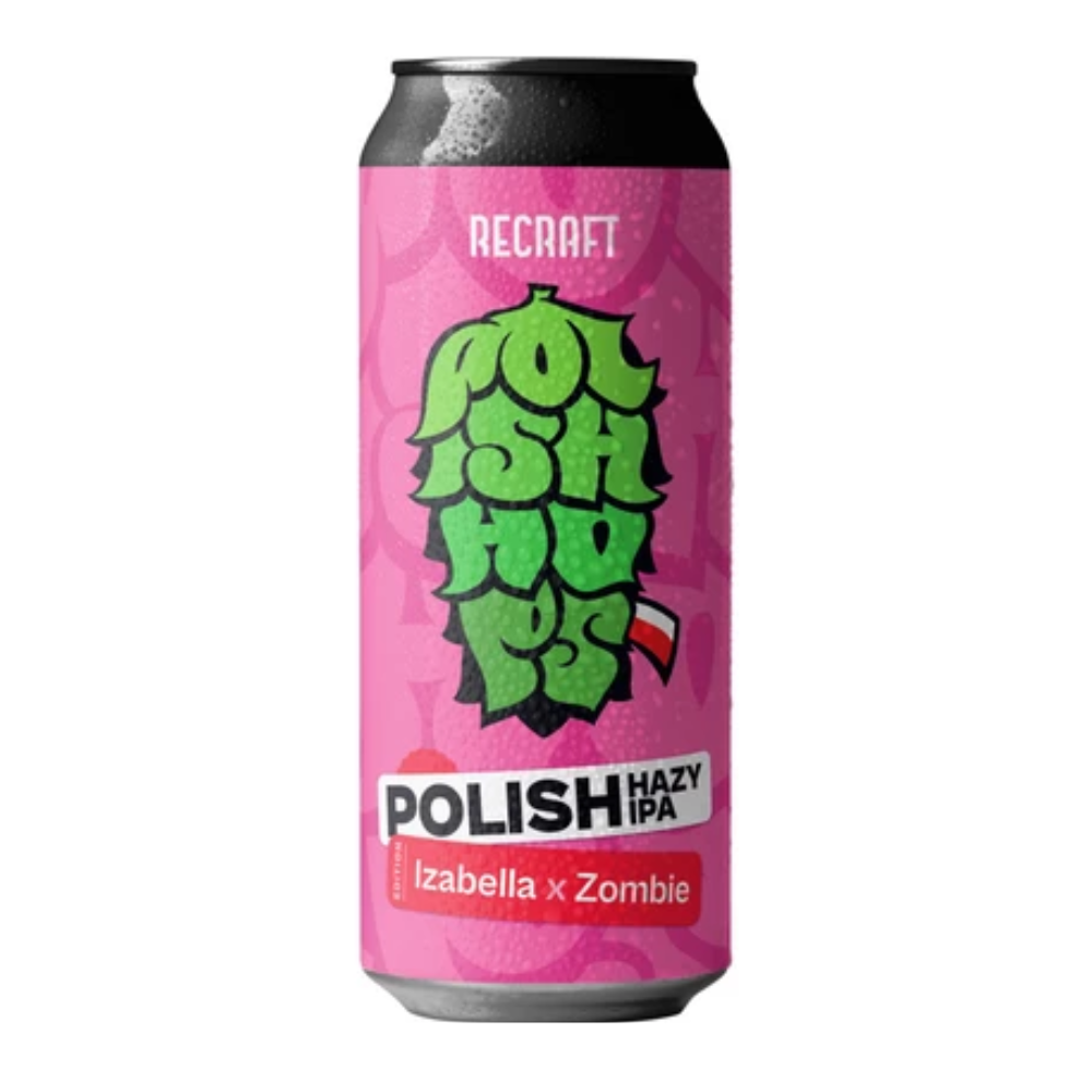 Piwo ReCraft Polish Hazy IPA Izabella & Zombie 5,4% 500 ml puszka