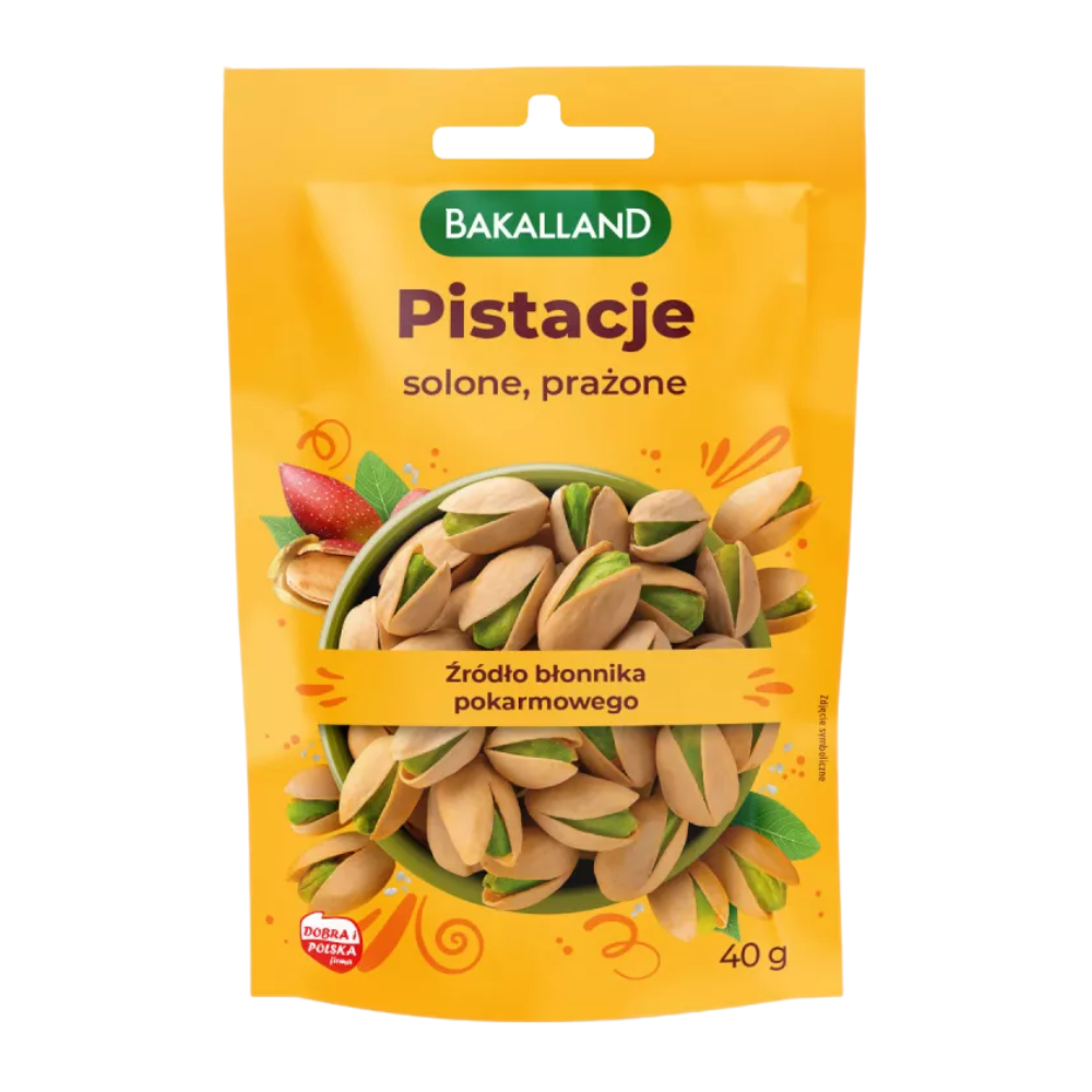 Bakalland Pistacje prażone solone 40g