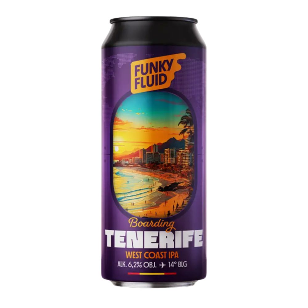 Piwo Funky Fluid Boarding Tenerife West Coast IPA 6,2% 500 ml puszka