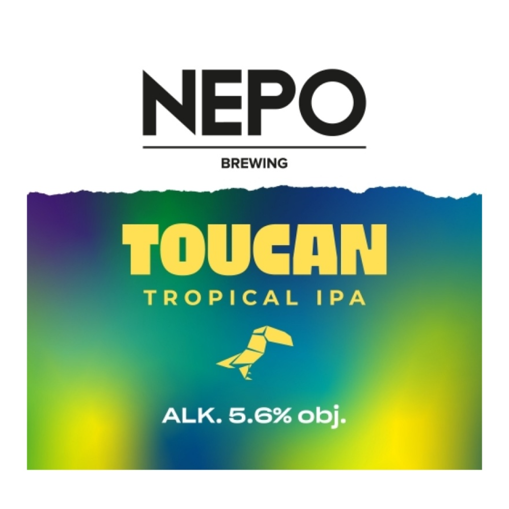 Nepomucen Toucan Tropical IPA 5,6% 500 ml puszka