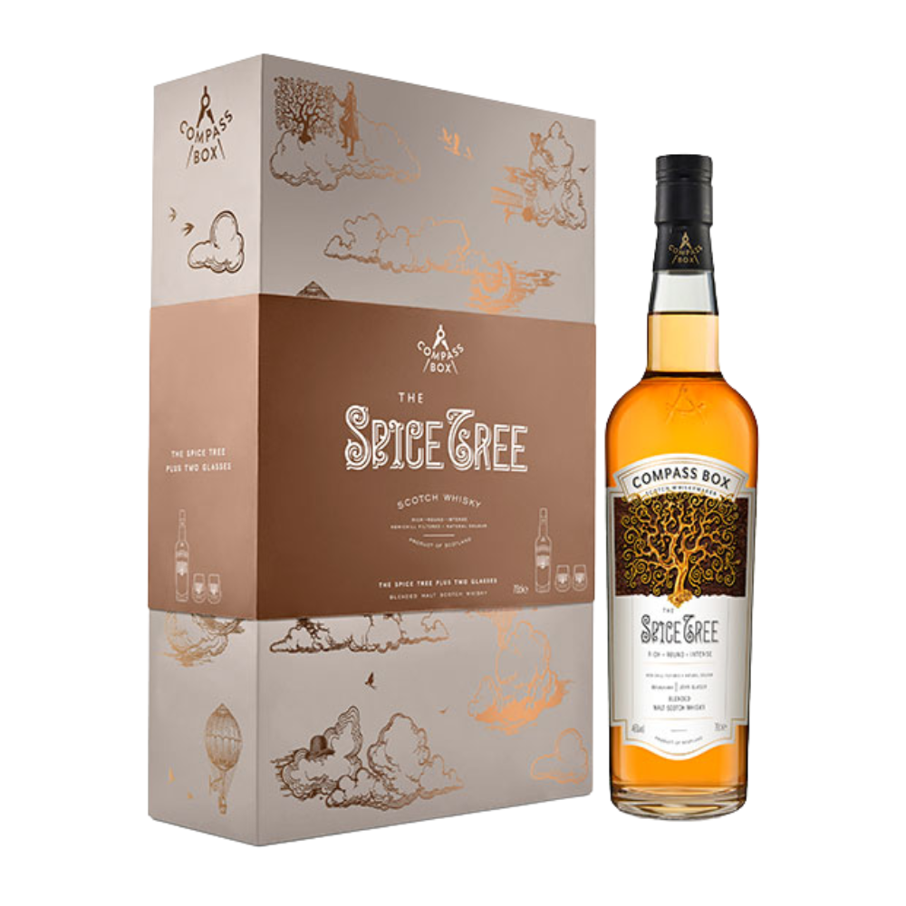 Whisky Compass Box Spice Tree 46% 700 ml + szklanki