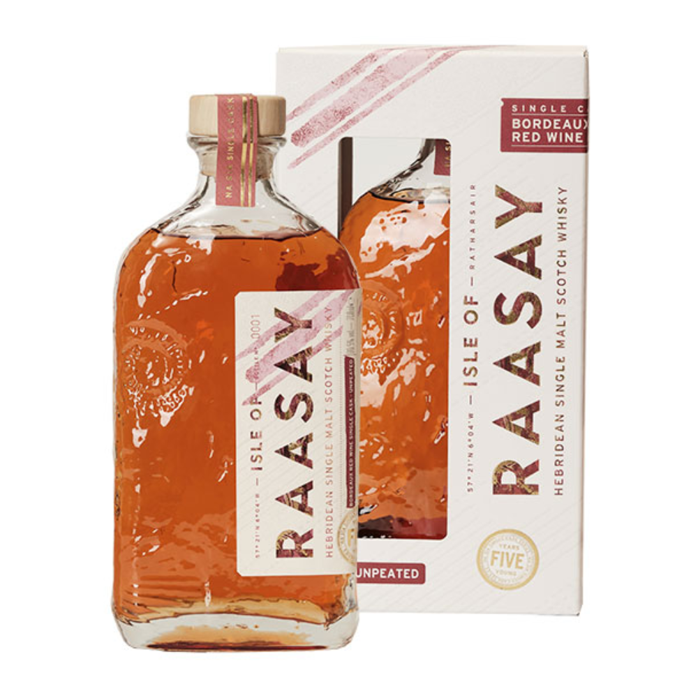 Whisky Isle Of Raasay Unpeated  Ex Bordeaux Red Wine Single Cask #8 60.7% 700 ml