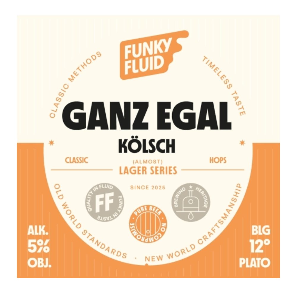 Piwo Funky Fluid Ganz Egal Kolsch 5% 30 l keg