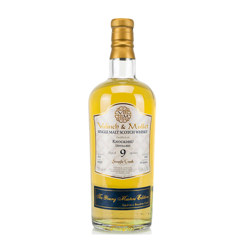 Whisky  Valinch and Mallet Bourbon Knockdhu 9YO 52,6% 700 ml