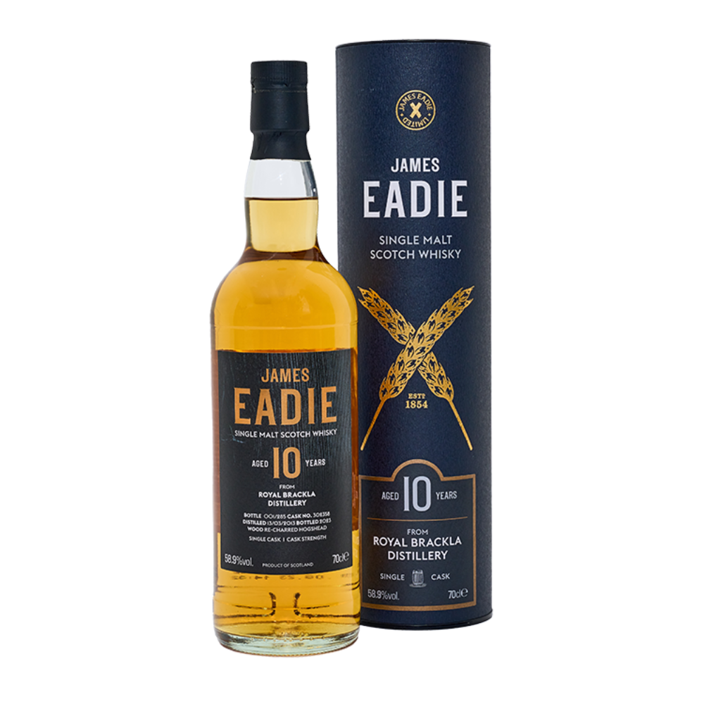 Whisky James Eadie Royal Brackla 10YO #302358 Recharred 58,9% 700 ml