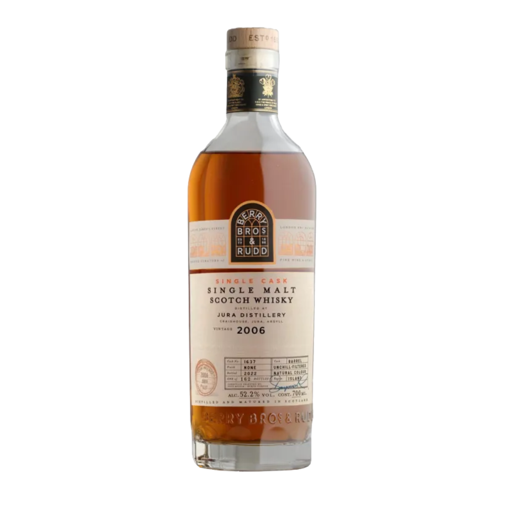 Whisky Berry Bros & Rudd Jura 2006 #1637 52,2% 700 ml