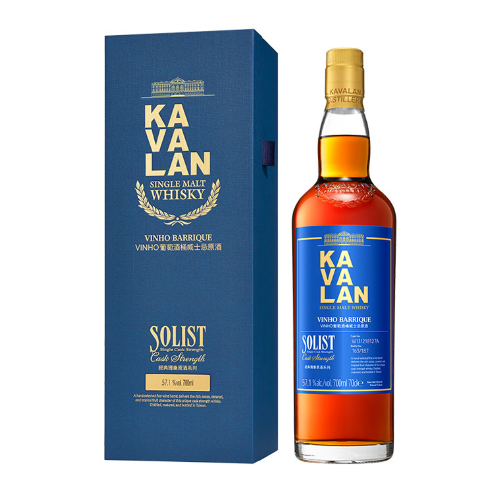 Whisky Kavalan Solist Vinho Barrique 56,3% 700 ml