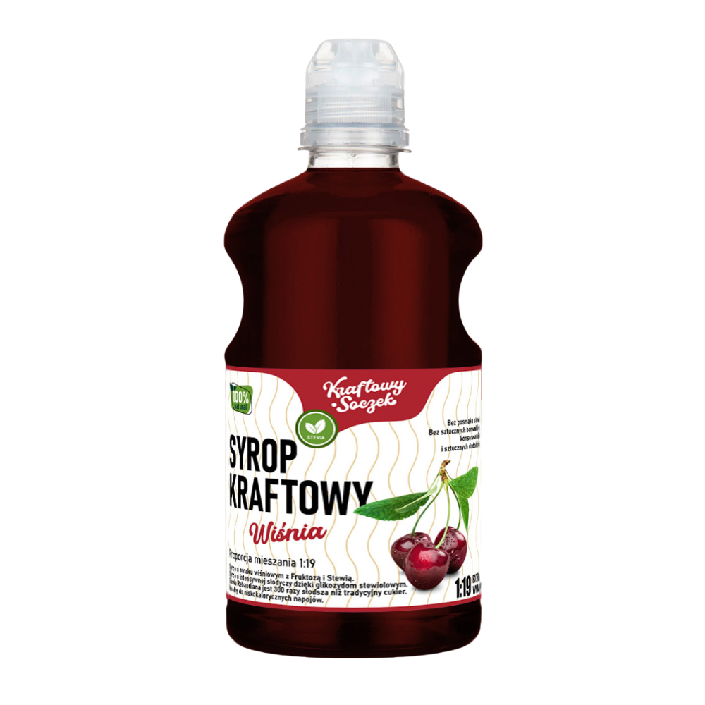 Syrop Kraftowy Wiśnia 500 ml