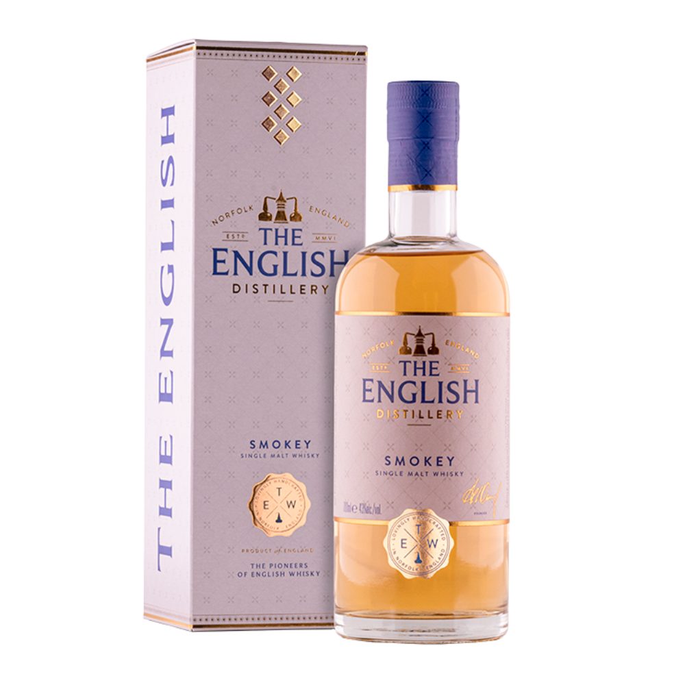 Whisky The English Smokey 43% 700 ml