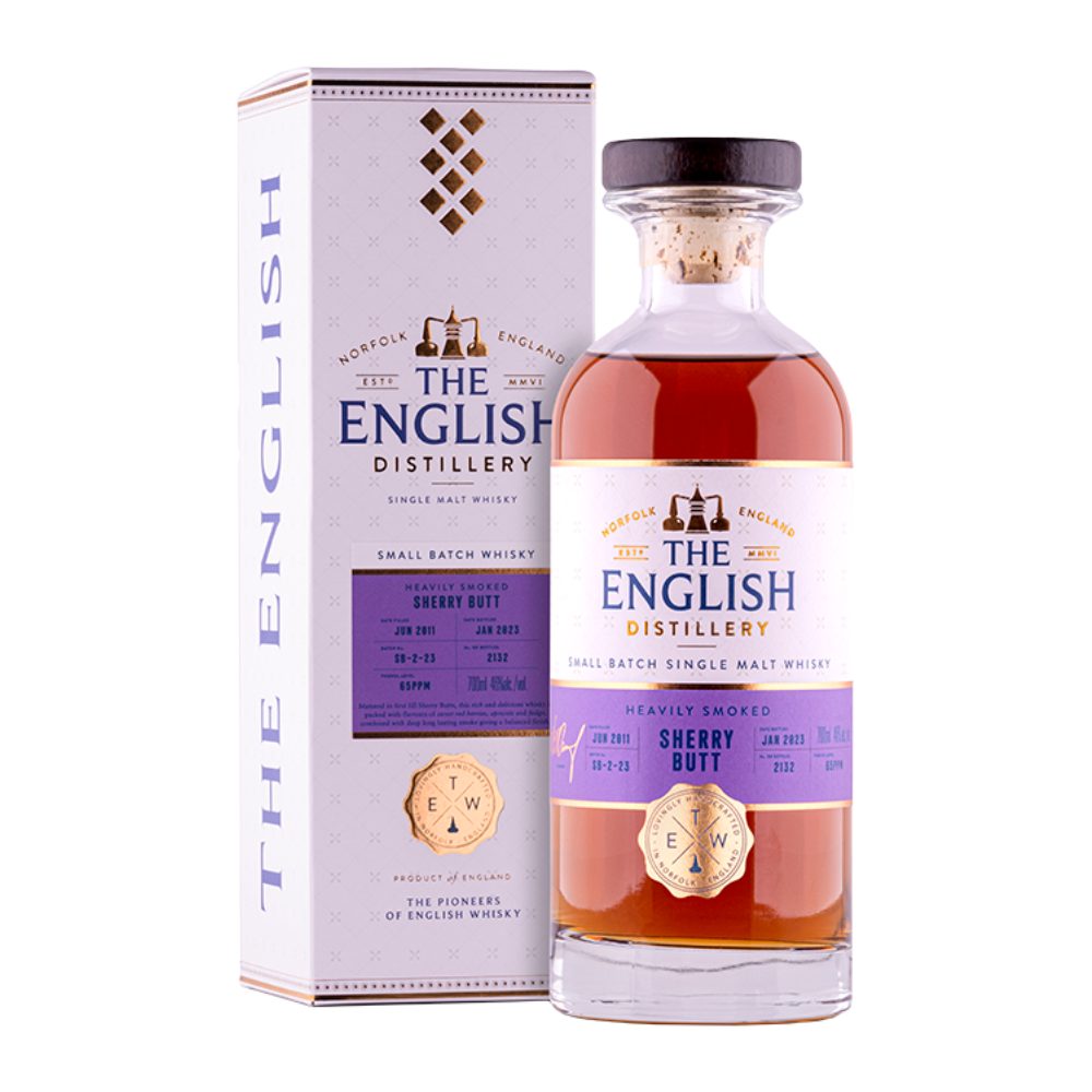 Whisky The English Heavily Smoked Sherry Butt 46% 700 ml