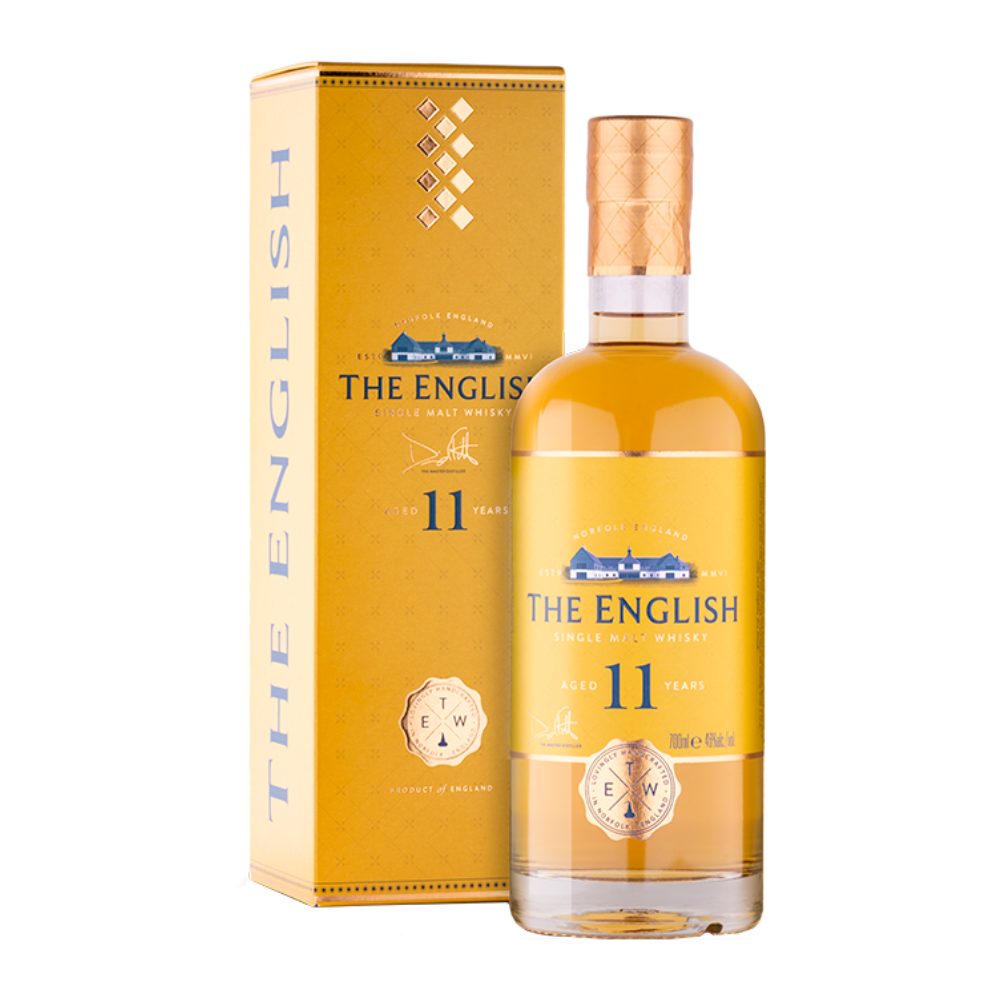 Whisky The English 11YO 46% 700 ml kartonik