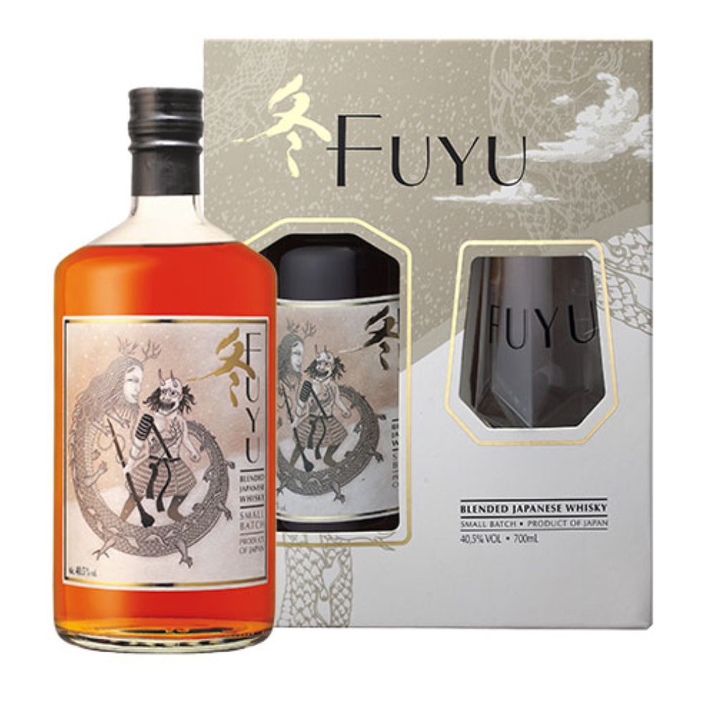 Whisky FUYU Japanese Blended 40,5% 700 ml + szklanka