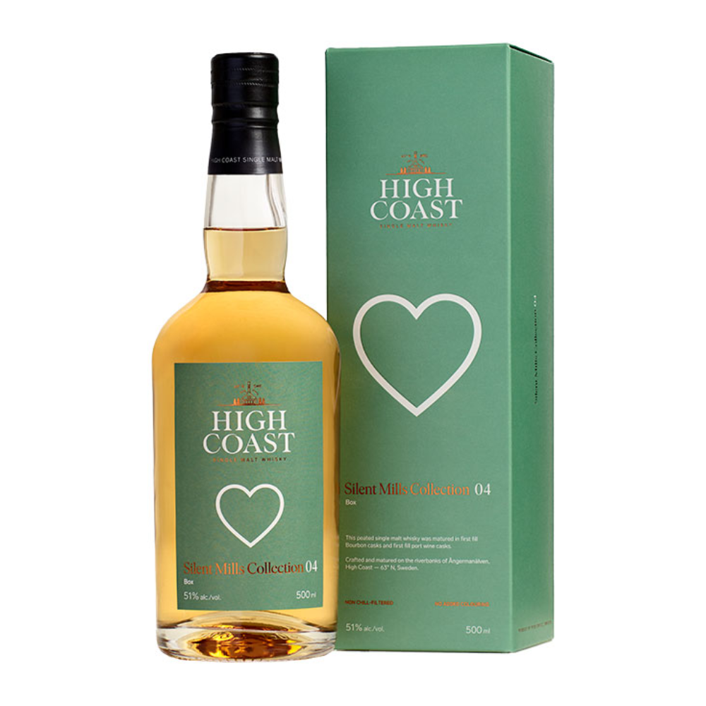 Whisky High Coast Silent Mills 04 Box 51% 750 ml