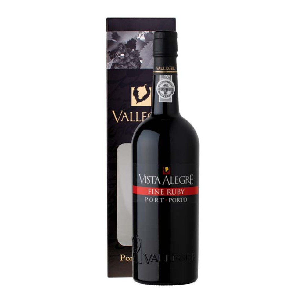 Wino wzmacniane Vista Alegre Fine Ruby Porto 20% czerwone słodkie 750 ml + kartonik