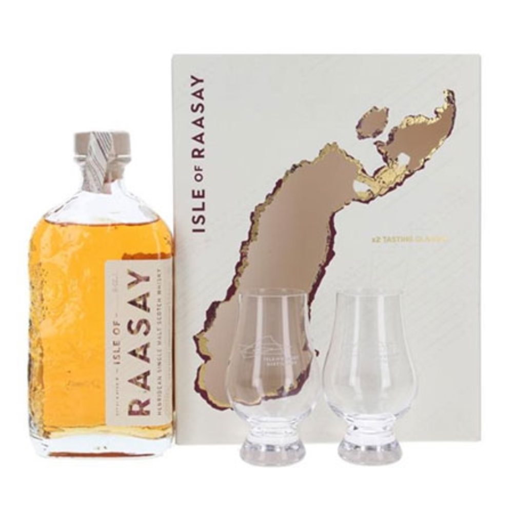Whisky Isle Of Raasay 46,4% 700 ml + 2 szklanki