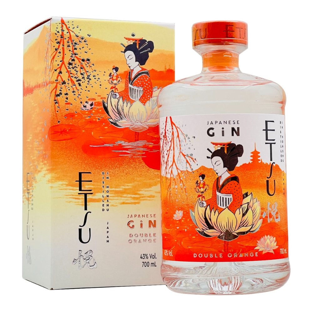 Gin Etsu Double Orange 43% 700 ml + kartonik