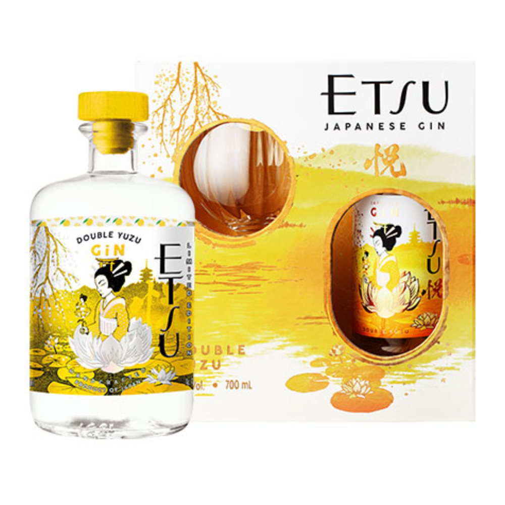 Gin Etsu Double Yuzu 43% 700 ml + kieliszek
