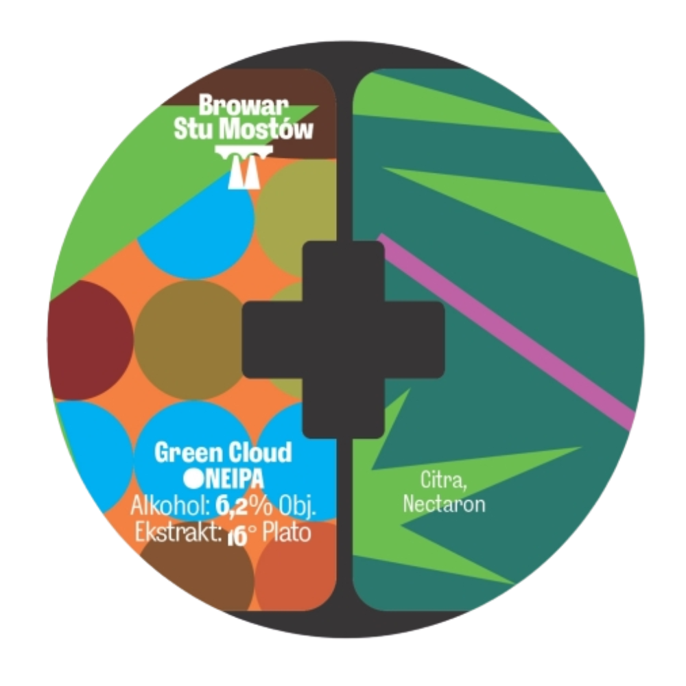 Browar Stu Mostów Green Cloud NEIPA 6,2% 20 l keg