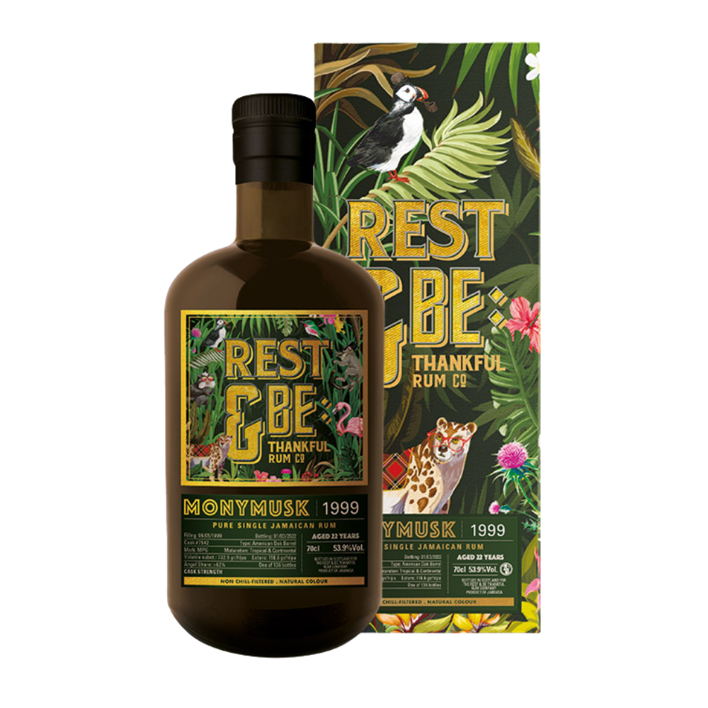 Rum Rest & Be Thankful Monymusk Single Cask MPG #7542 1999 22YO 53,9% 700 ml