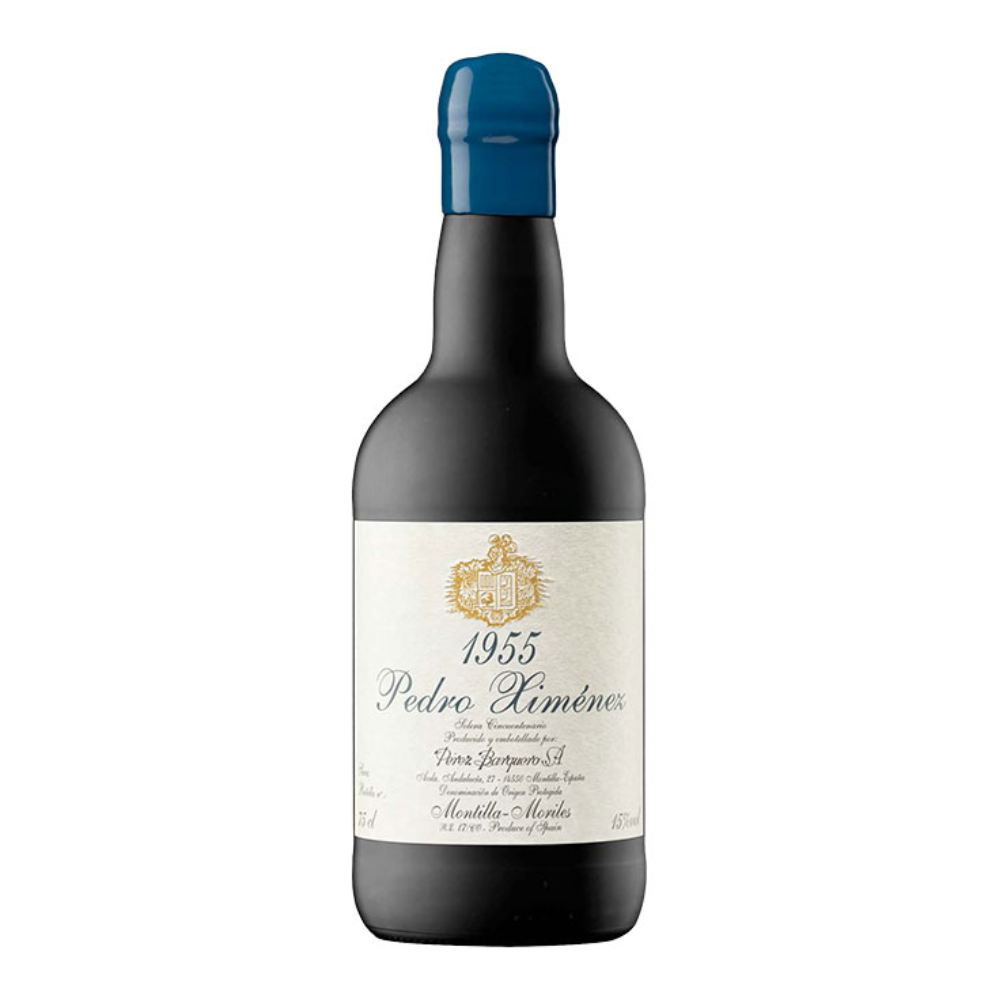 Wino wzmacniane Perez Barquero  Sherry Solera Cincuentenario 1955 PX 15% czerwone słodkie 750 ml