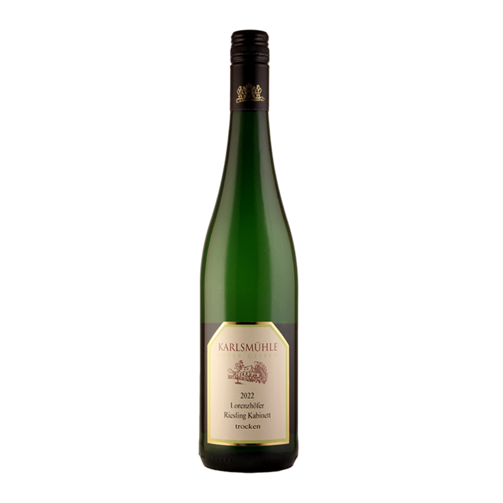 Wino Karlsmuhle Lorenzhofer Riesling Kabinett trocken 10.5% białe półwytrawne 750 ml