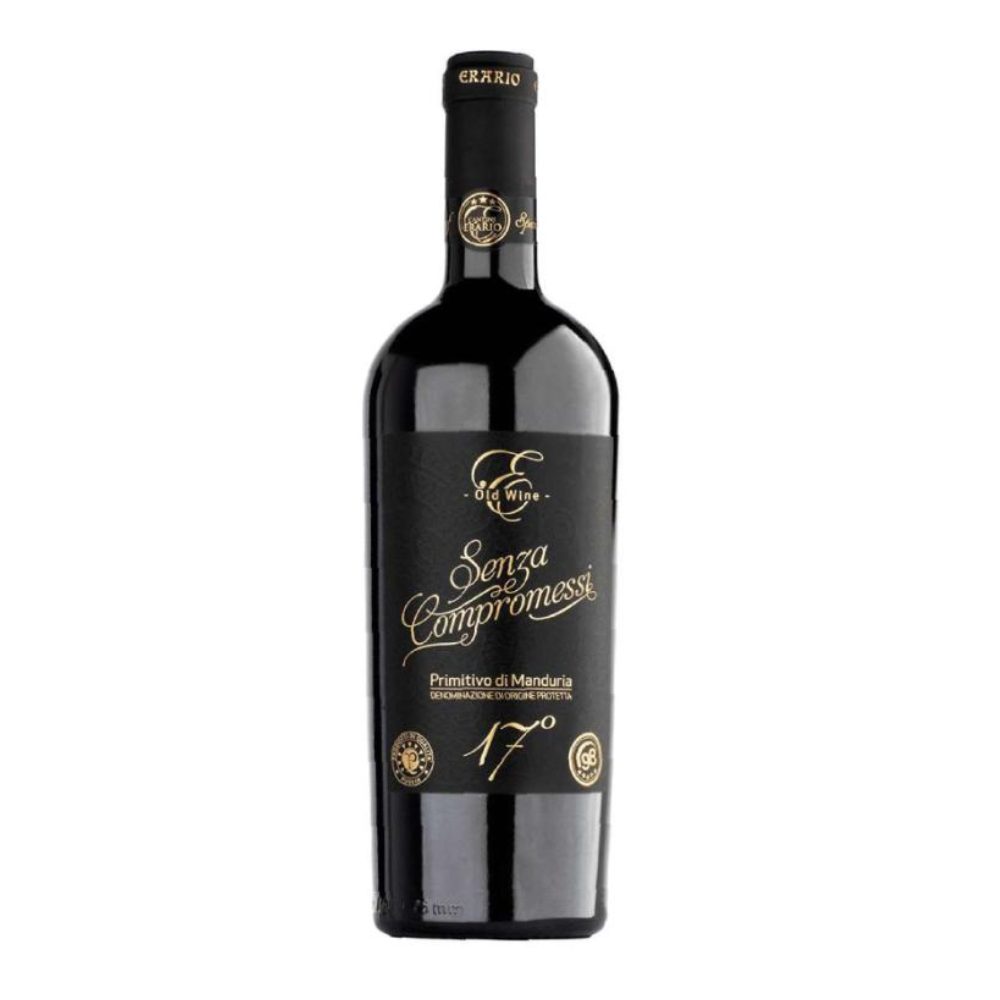 Wino Erario Primit di Mand Senza Compromessi 17% czerwone półsłodkie 750 ml