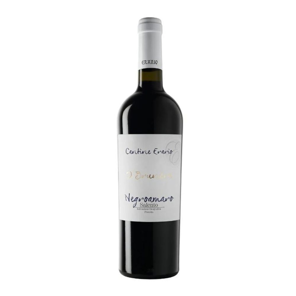Wino Erario Salento IGP Negroamaro L'Brunera Inizio 13% czerwone wytrawne 750 ml