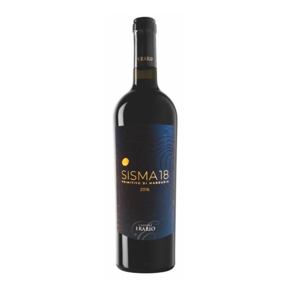 Wino Erario Primitivo di Manduria Sisma 18,5% czerwone półsłodkie 750 ml