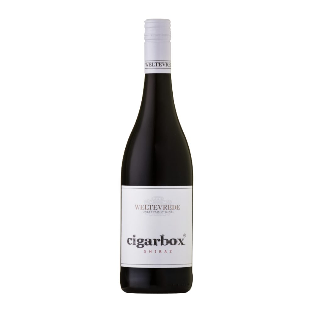 Wino Weltevrede Tasty Cigarbox Shiraz 13,5% czerwone wytrawne 750 ml