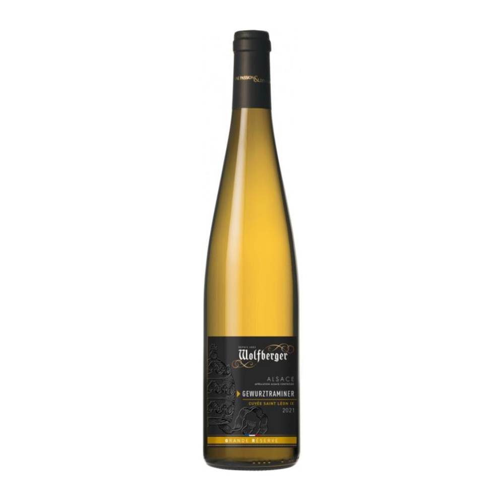 Wino Wolfberger Cuvee St Leon Gewurztraminer 13,5% białe półsłodkie 750 ml
