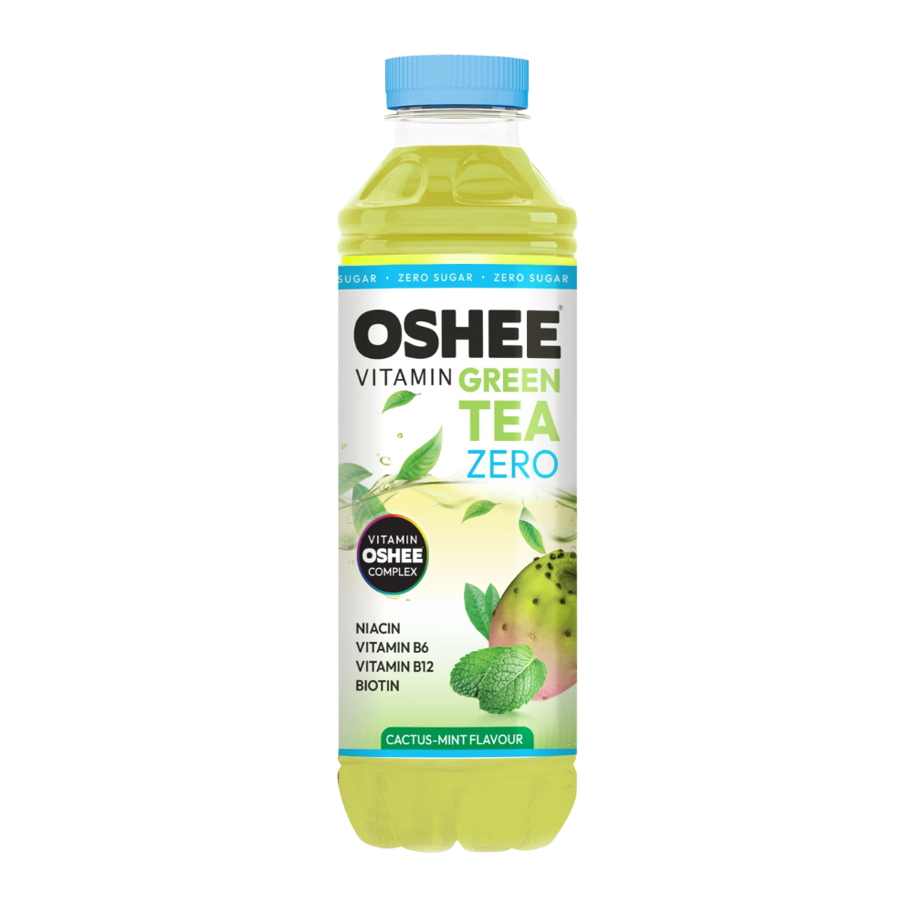 Napój OSHEE ZERO Vitamin Green Tea kaktus mięta 555 ml