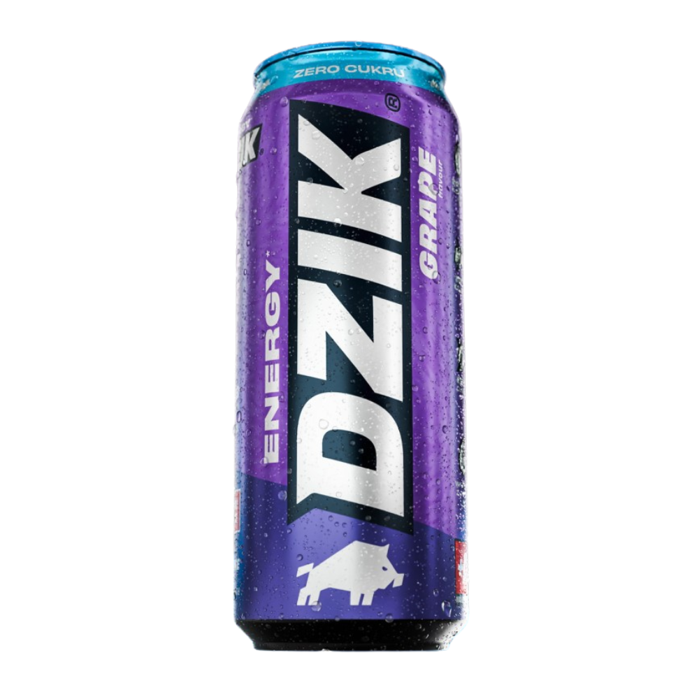 Napój energetyczny Dzik Energy Zero Kalorii Grape 500 ml
