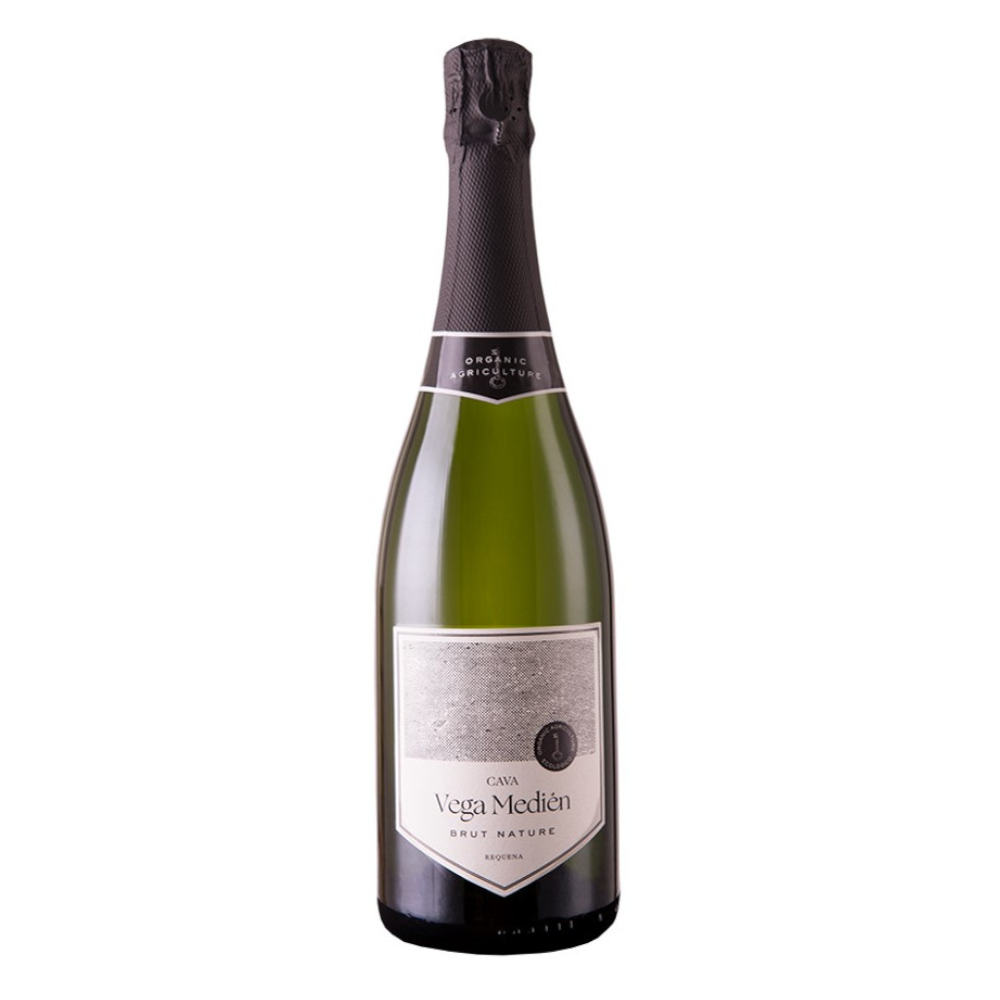 Wino Vega Medien Brut Nature Organic Cava białe słodkie 750 ml