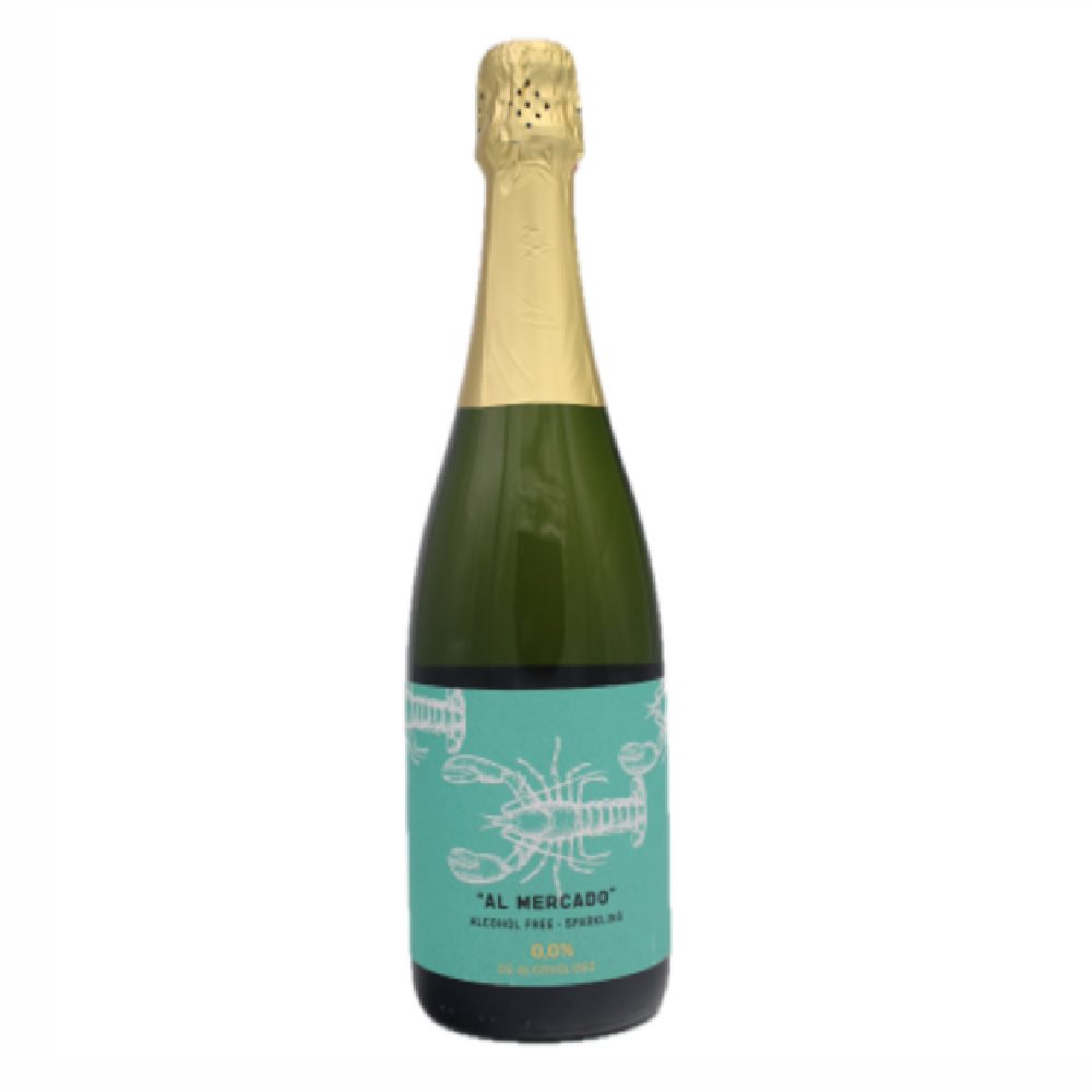 Wino Bezalkoholowe Al Mecado 0% białe półwytrawne 750 ml