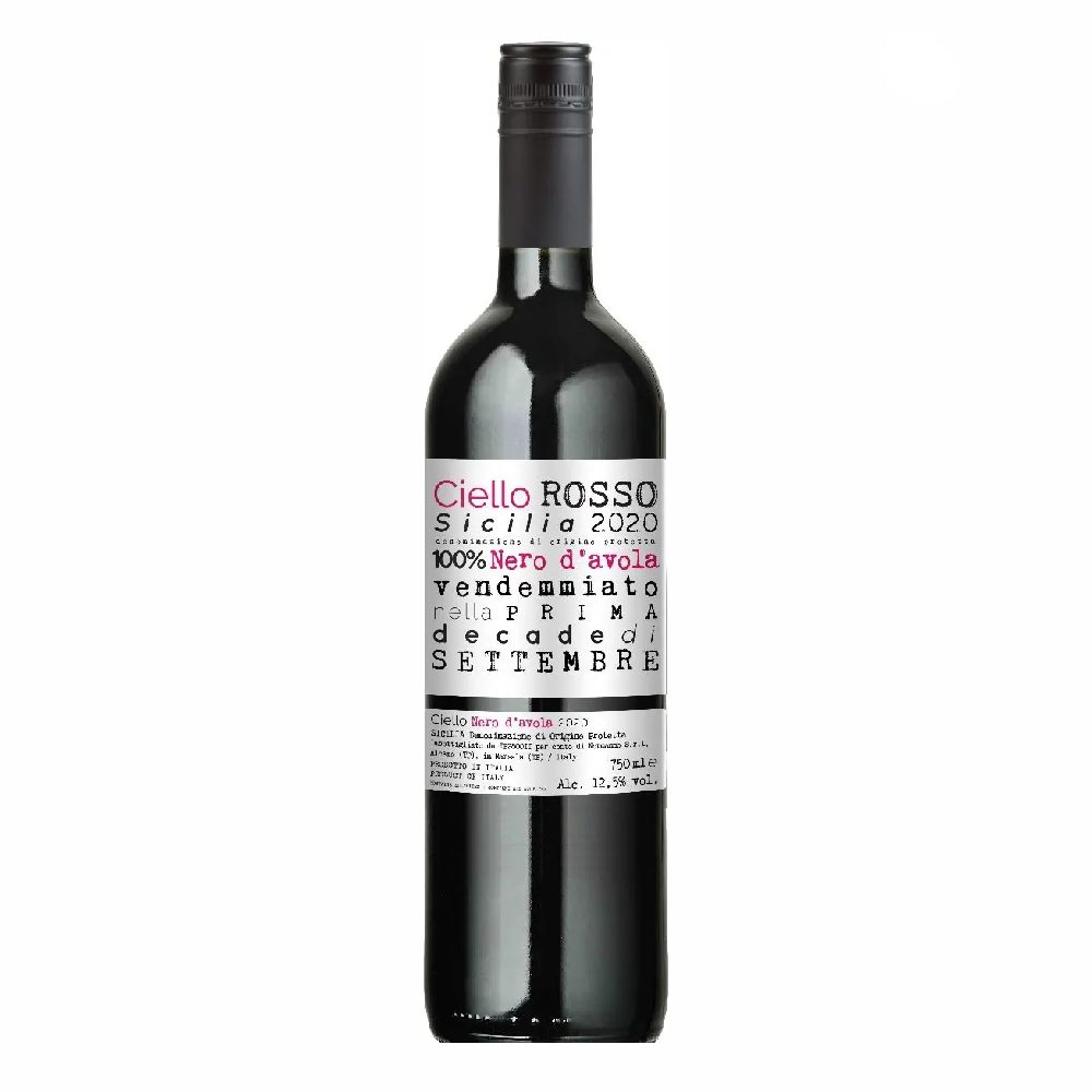 Wino Ciello Nero d'Avola 12,5% czerwone wytrawne 750 ml