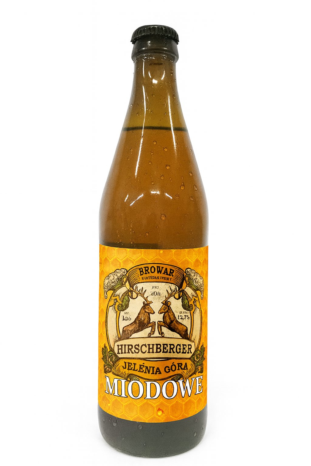 Piwo Hirschberger Miodowe 4,9% 500 ml