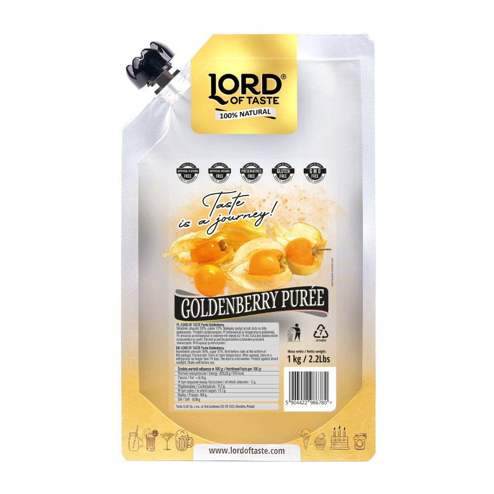 Puree Lord of Taste Miechunka (GoldenBerry) 1kg