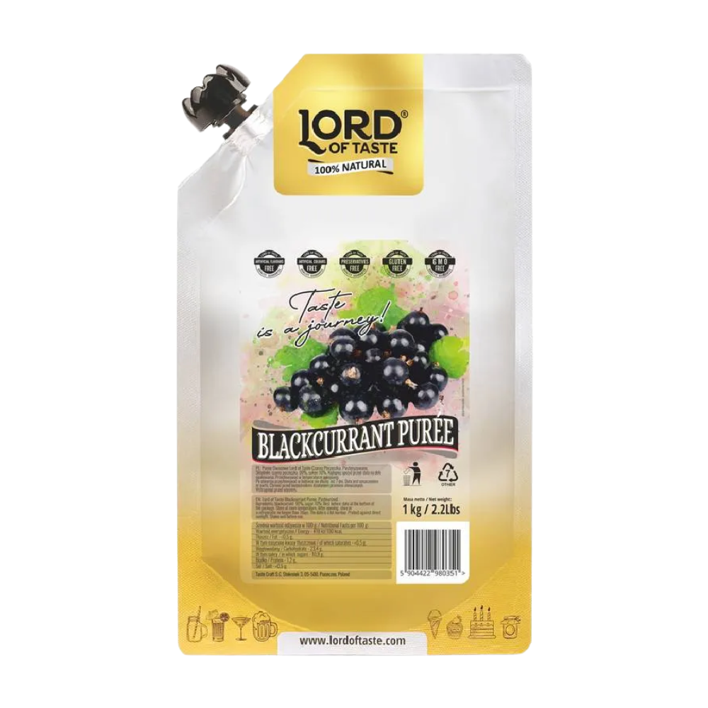 Puree Lord of Taste Czarna Porzeczka 1 kg