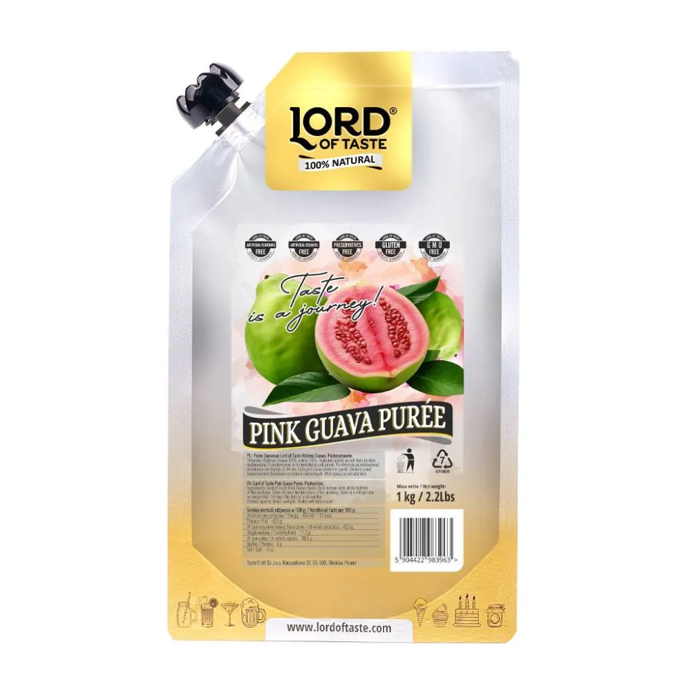 Puree Lord of Taste Pink (Różowa) Guava 1kg