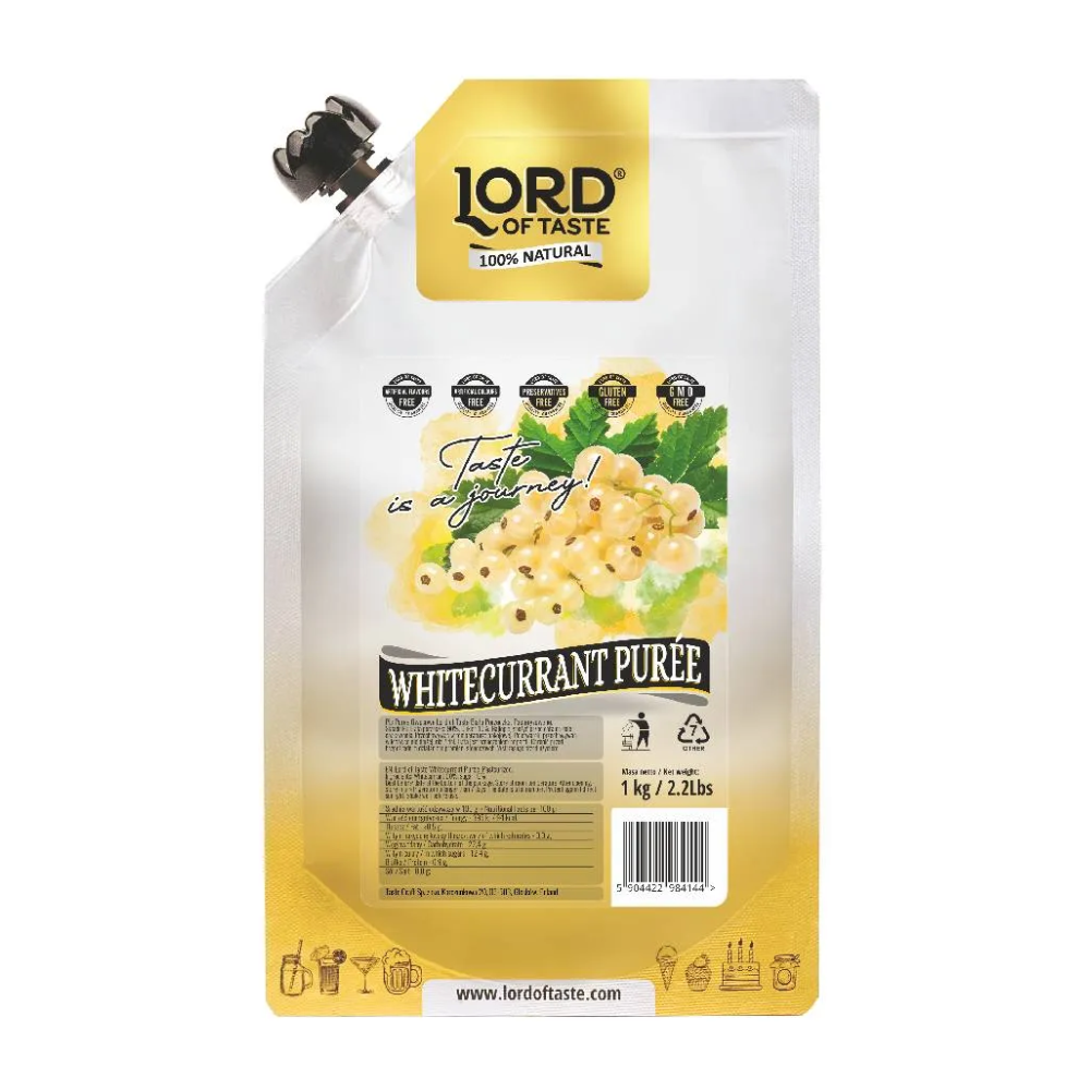 Puree Lord of Taste Biała Porzeczka 1kg
