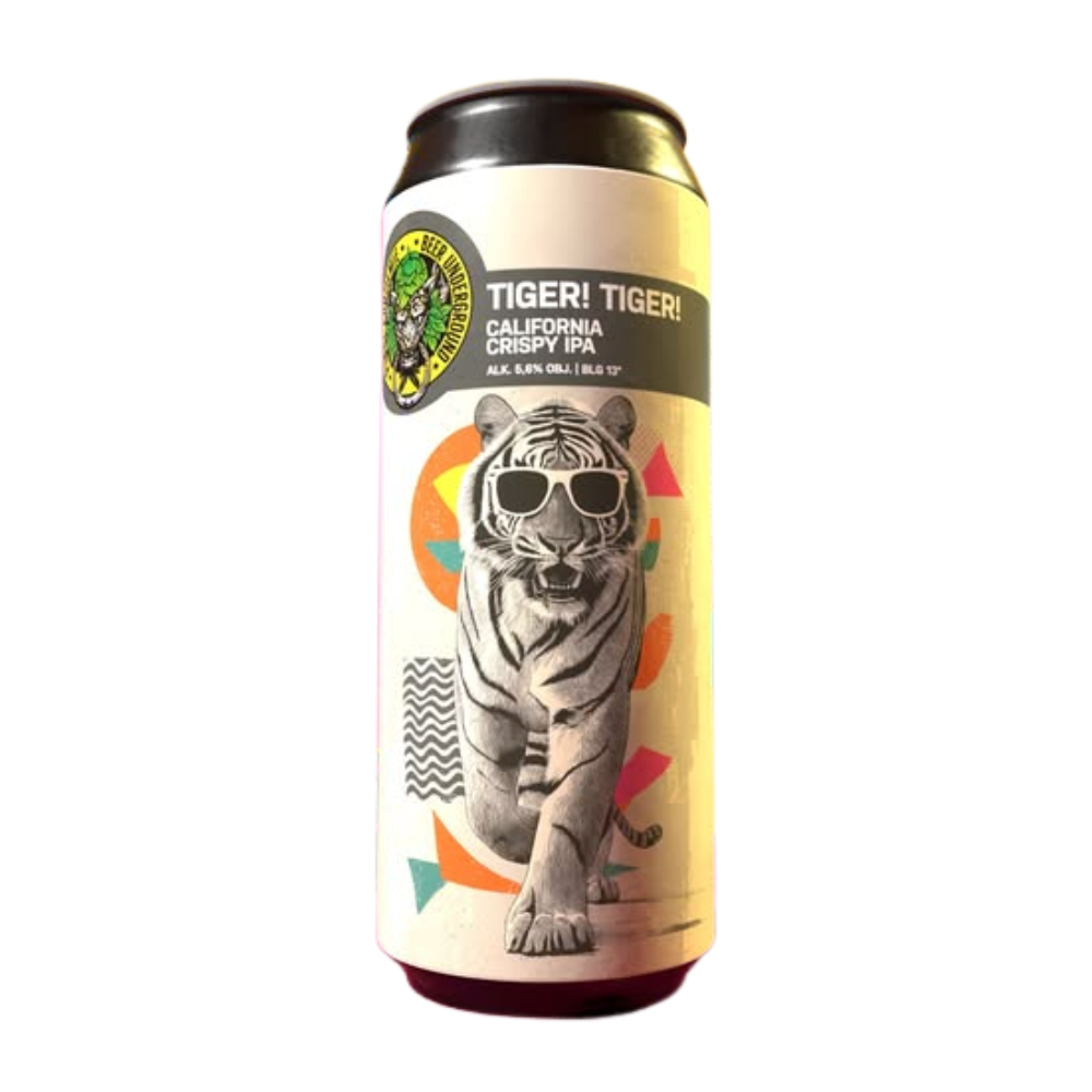 Piwne Piwne Podziemie Tiger! Tiger! California Crispy IPA 5,6% 500 ml Puszka
