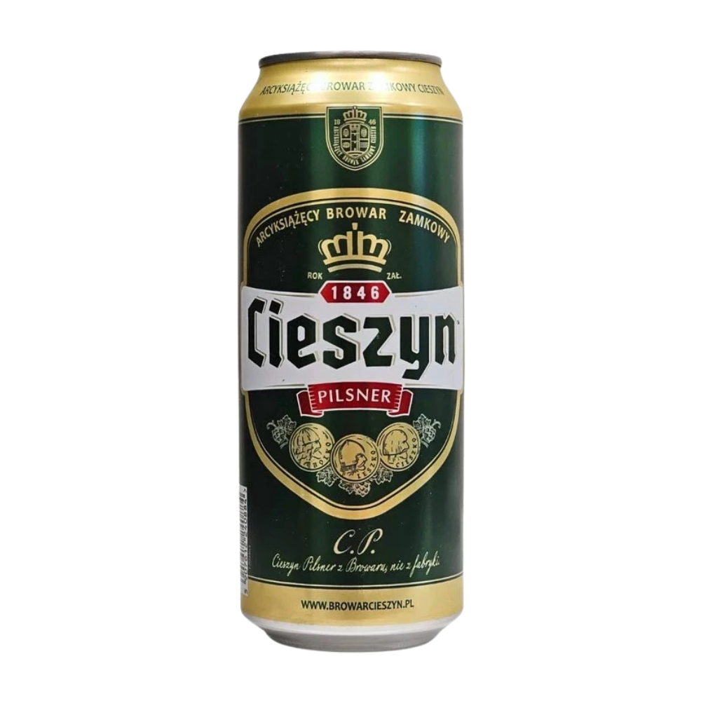 Piwo Cieszyn Pilsner 4,8% 500 ml puszka